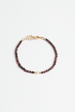 Bracelet Dark Brown Beads